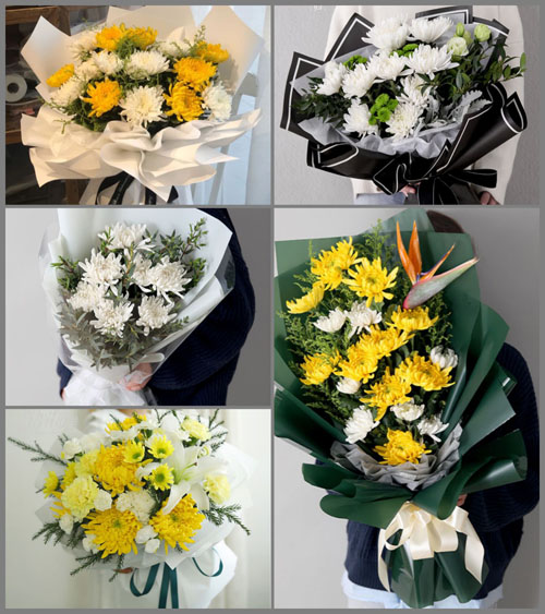 浙江省金华浦江县虞宅乡深渡村白事花束代送